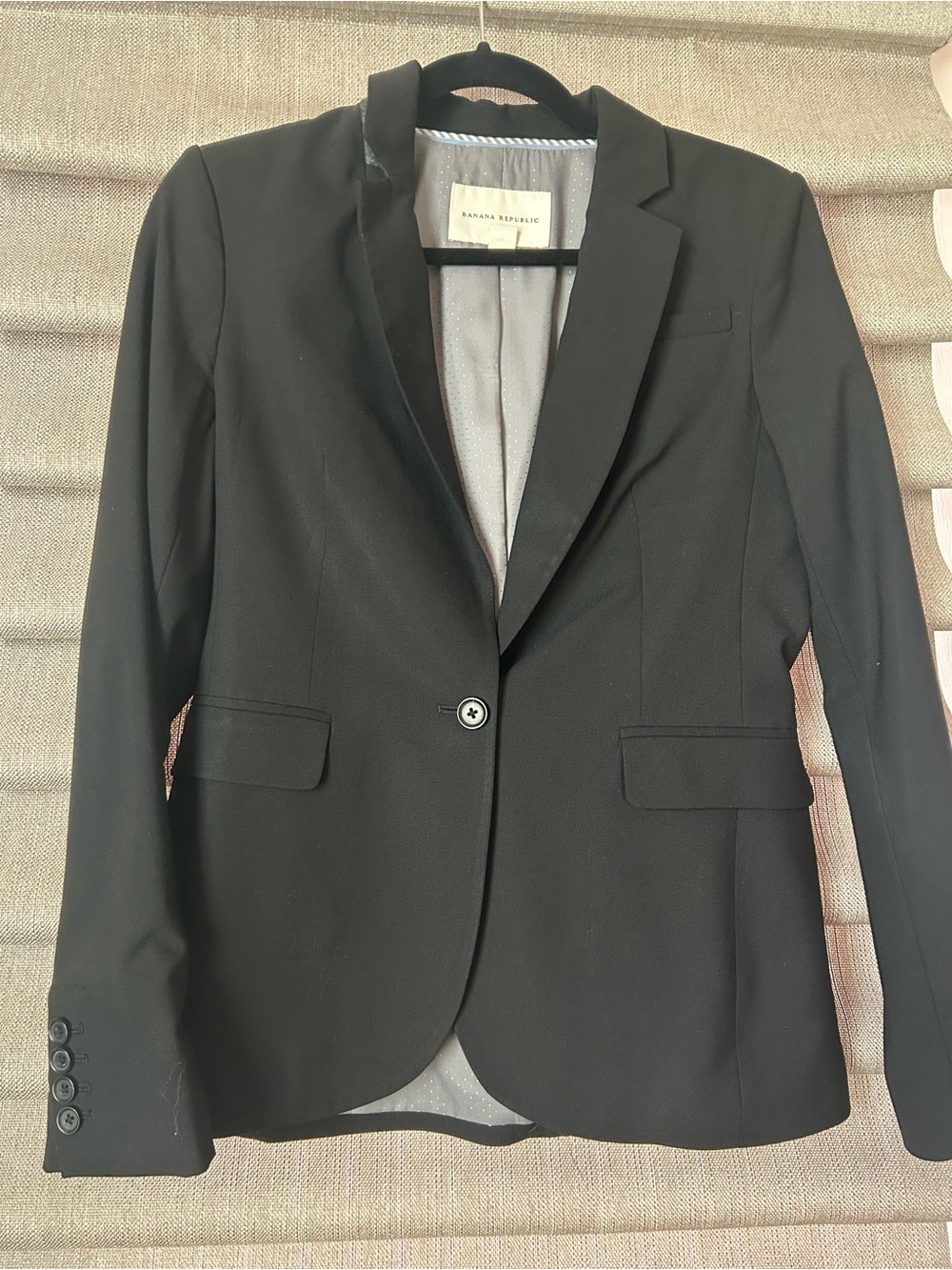 Banana Republic Black Women's Single-Button Blazer